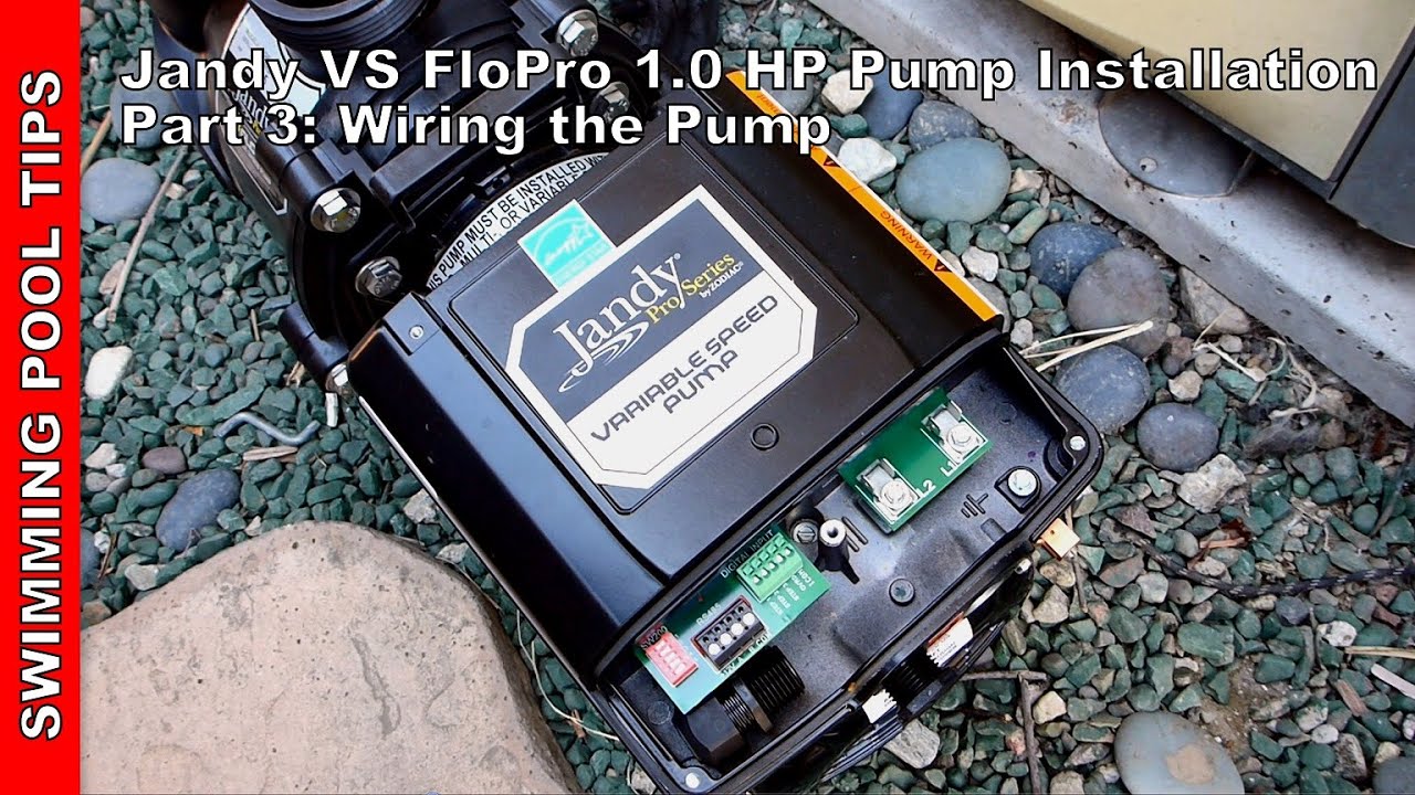 Jandy VS FloPro 1.0 HP Pump Installation Part 3: Wiring the Pump