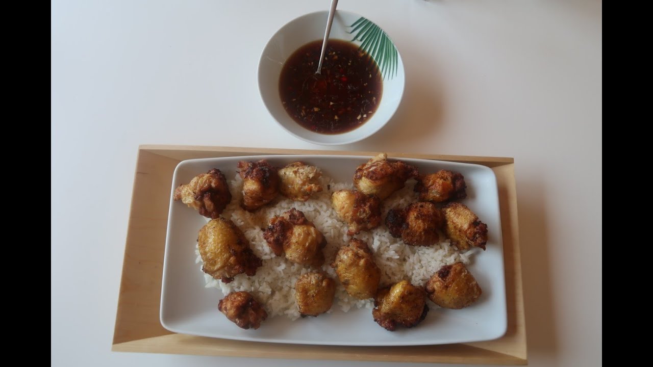 Alitas de pollo rellenas al estilo vietnamita