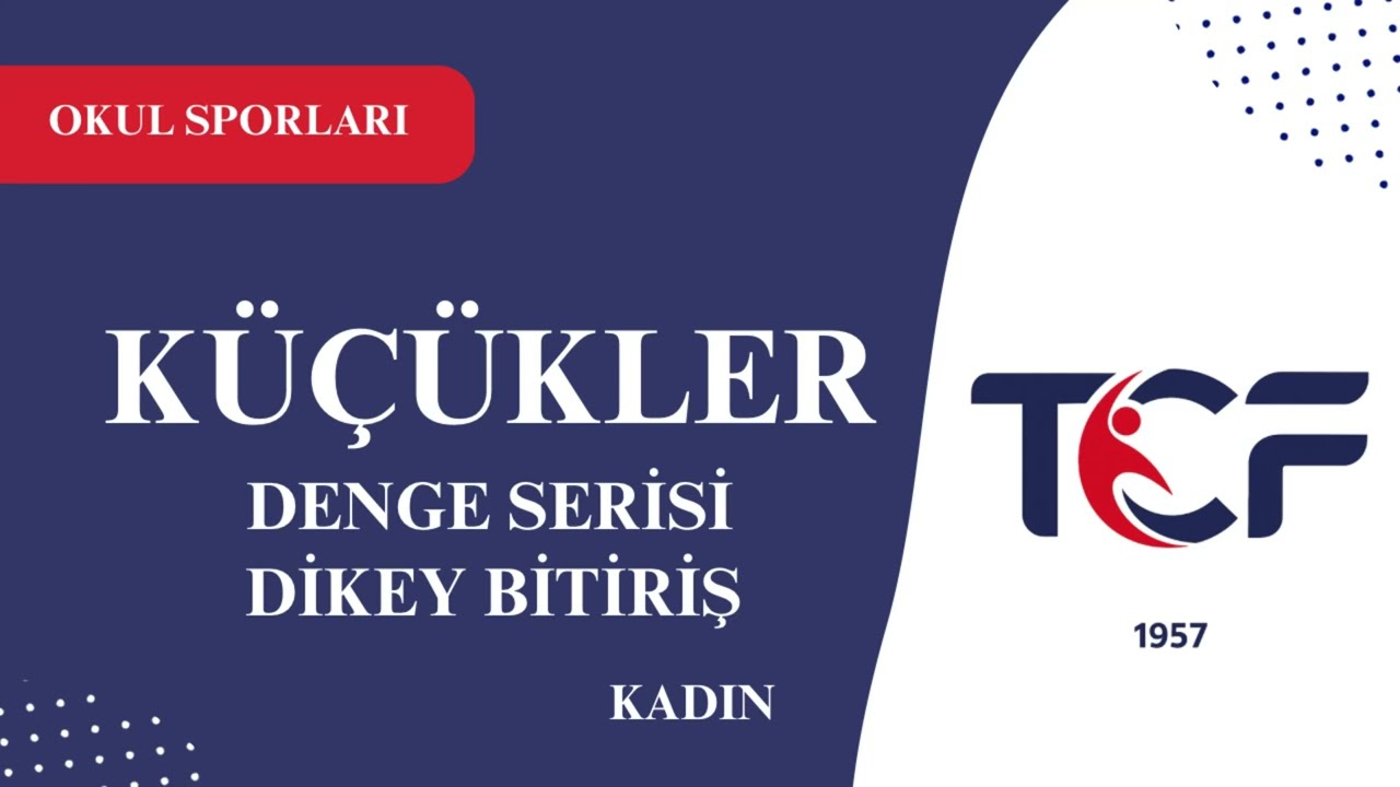 Artistik Cimnastik Kadın Küçük Denge Serisi Dikey Bitiriş