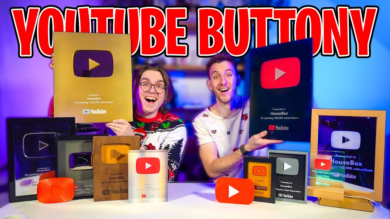 KOUPILI JSME VŠECHNY YOUTUBE ODMĚNY! 🔥