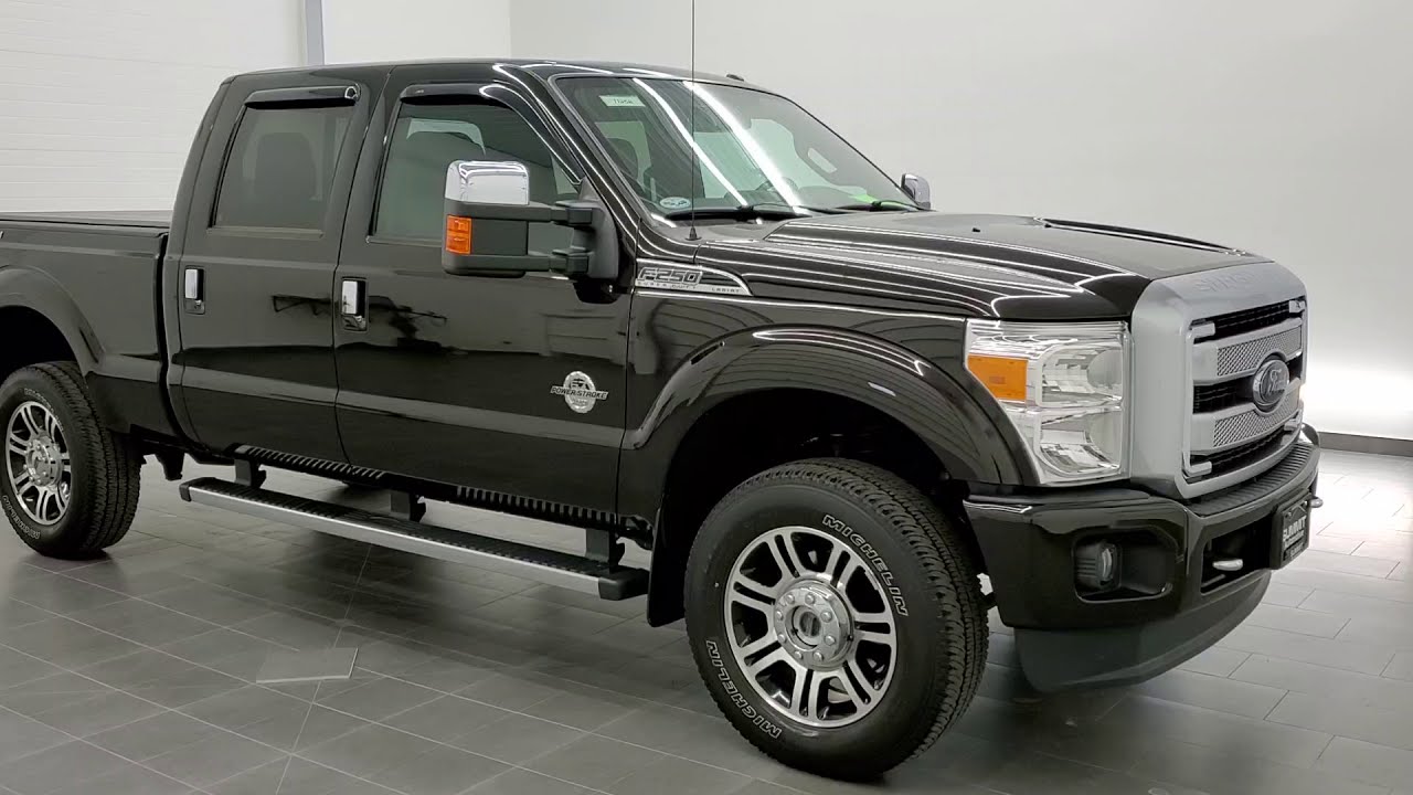 2014 FORD F250 CREW SHORT PLATINUM LARIAT ULTIMATE KODIAK BROWN WALK AROUND REVIEW SOLD! 11258