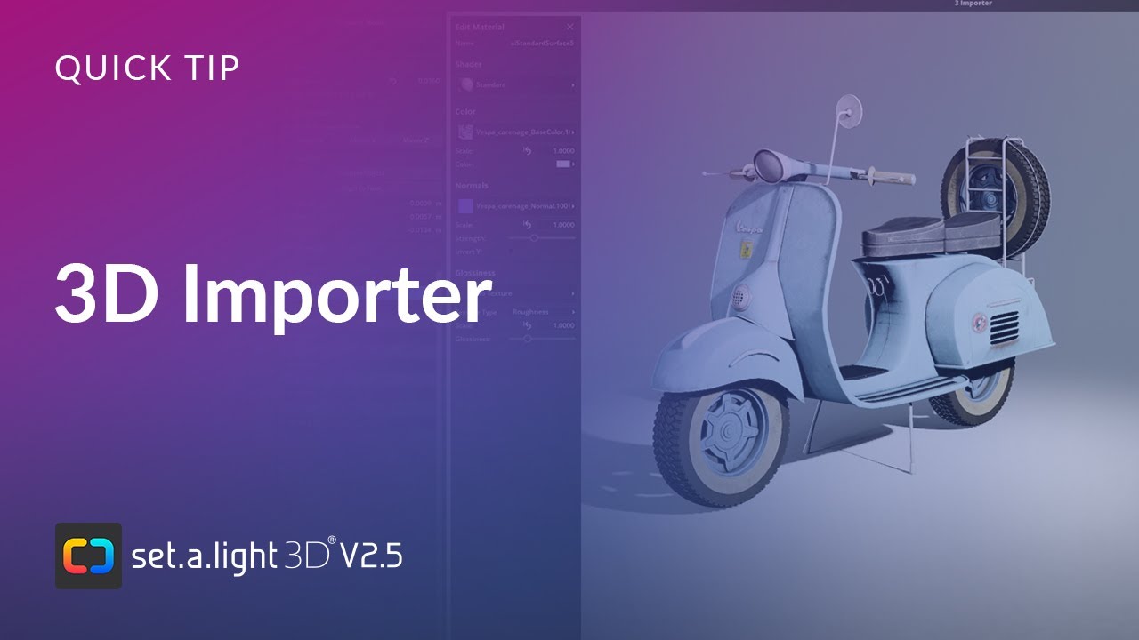 Import Custom 3D Objects with the New 3D Importer