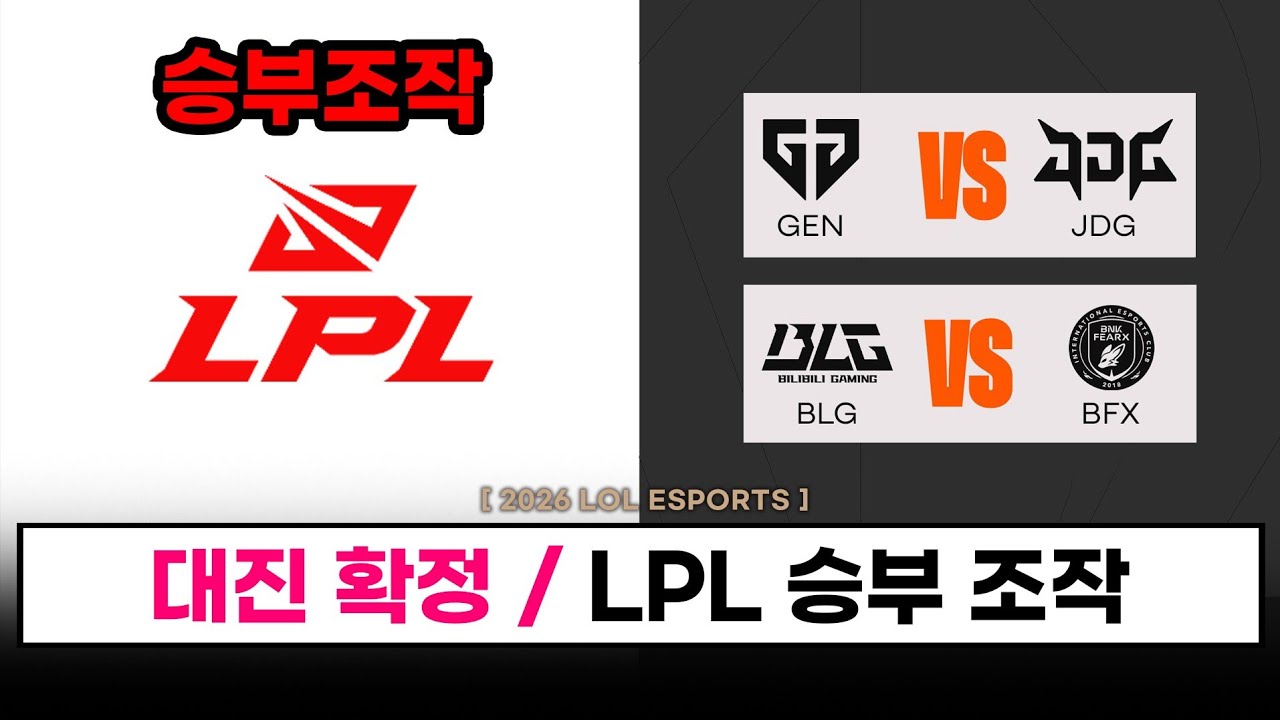 【대회】 퍼탠 '조편성, 대진' 확정 / LPL 승부 조작 스캔들 / 바이퍼 우승 소식 - 롤 이스포츠 소식