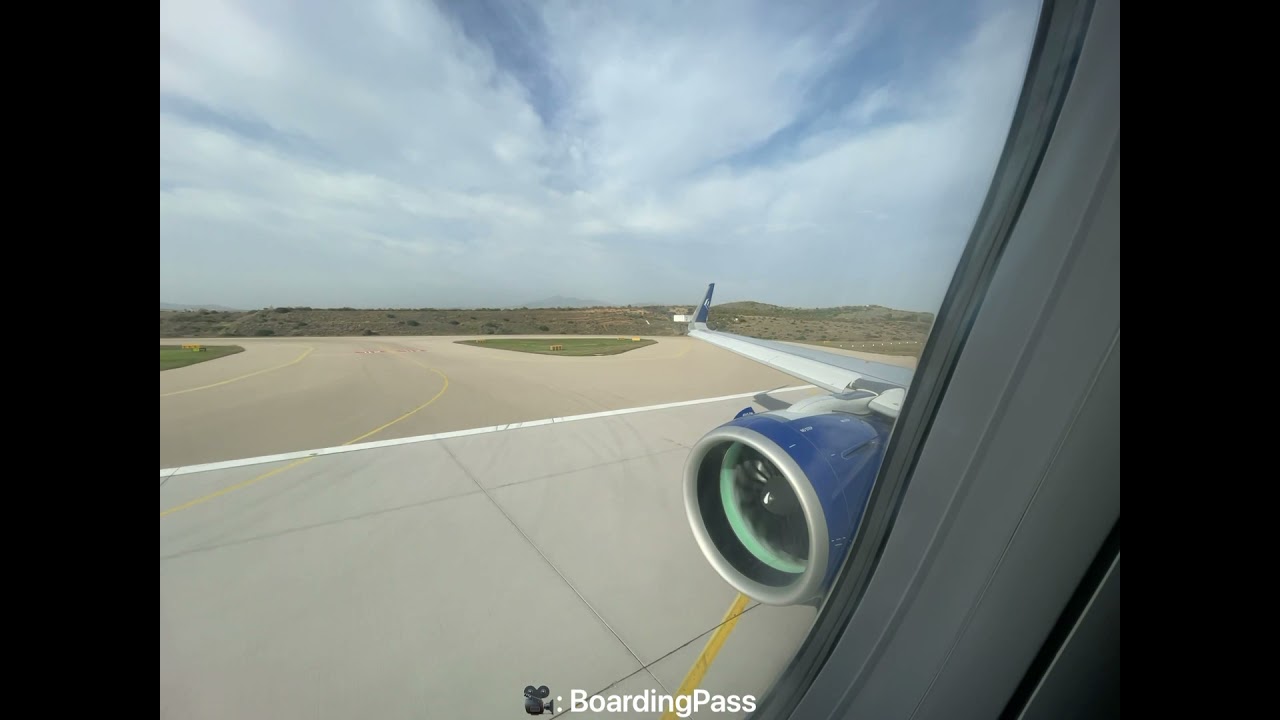 Aegean Airlines Airbus A321neo take-off from Athens airport