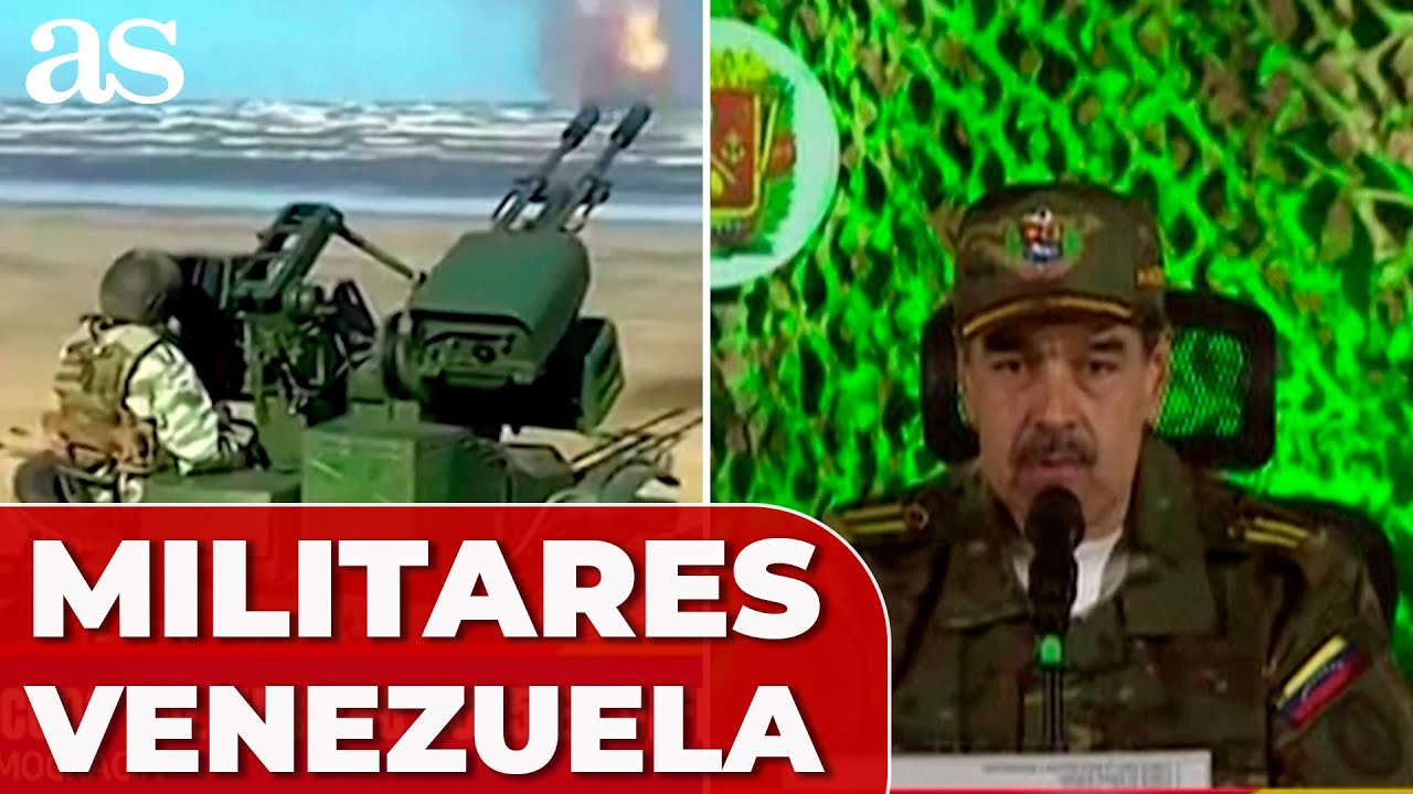 MADURO supervisa EJERCICIOS MILITARES en VENEZUELA