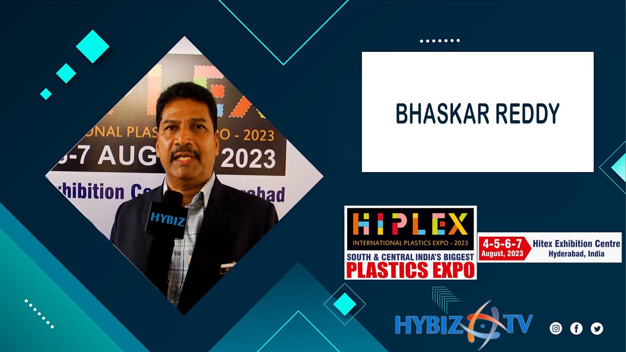 Bhaskar Reddy Organiser Associate Taapma At HIPLEX International Plastics Expo 2023 | Hybiz Now