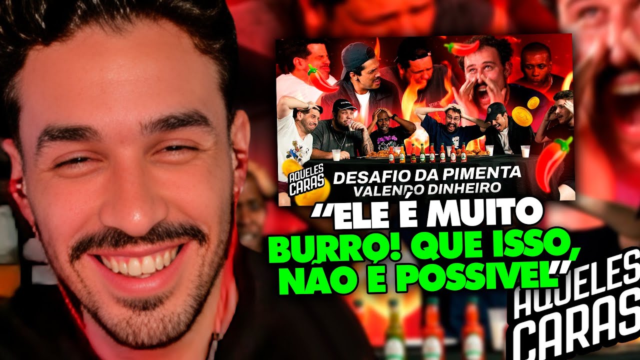 STAG REAGE: DESAFIO DA PIMENTA (VALENDO $$$$!) - AQUELES CARAS | Clipes do Stag
