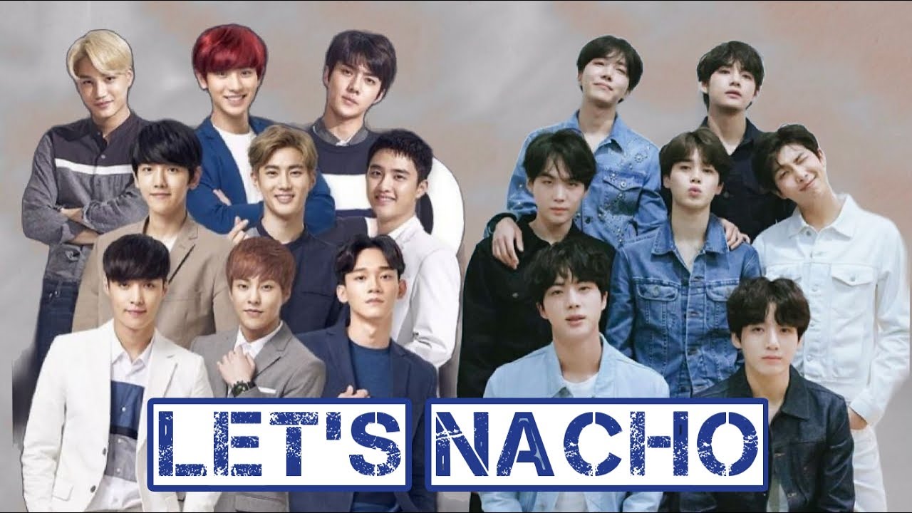 Let's nacho|| BTS ft. EXO || Army || EXO-L ||Hindi song on bts|| Noorayyy Zeenayyy