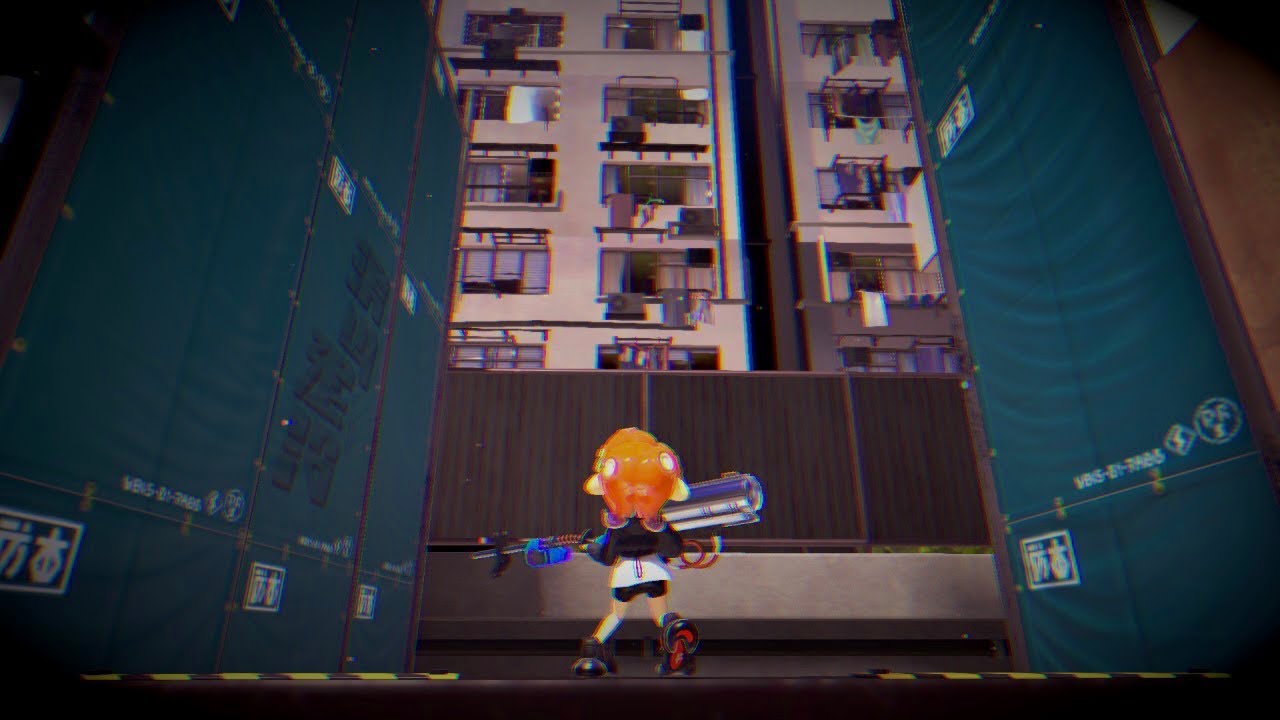 You can’t escape because I’m with my E-liter 4k.【Splatoon 3 | 斯普拉遁3】