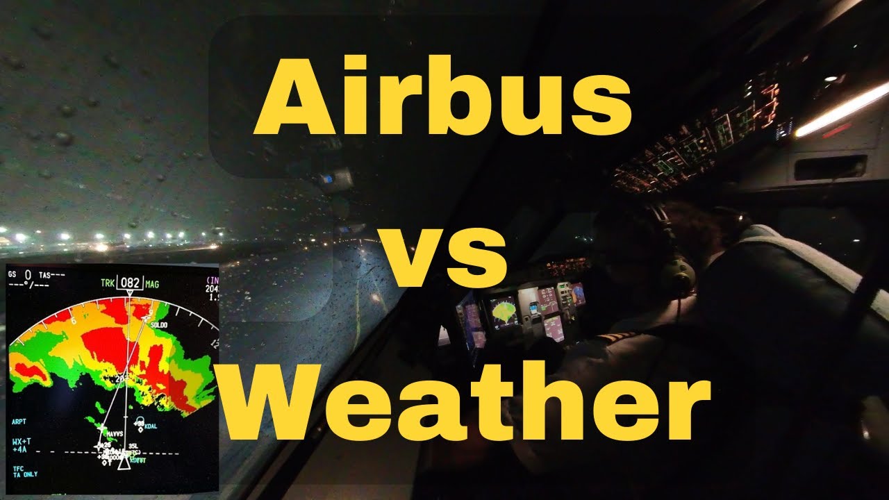 Airbus A320 racing against a thunderstorm at Mactan, Cebu Philippines | Captain JC Rage