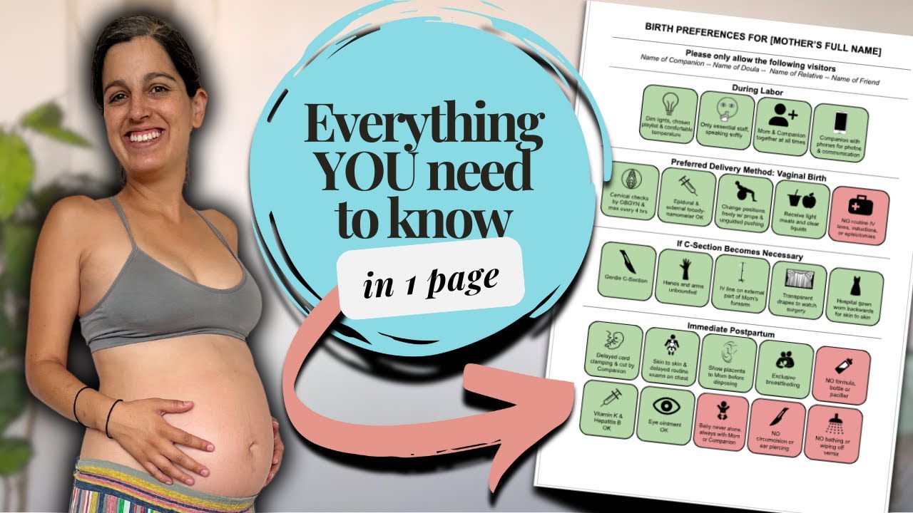 Birth Plan Made Easy: Get It Done in 8 Minutes (With This Free Template!)