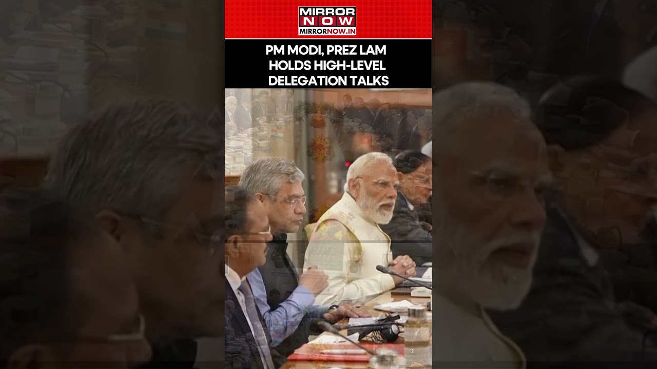 PM Modi Holds High-level Delegation Talks With Vietnamese President To Lam In Delhi #shorts