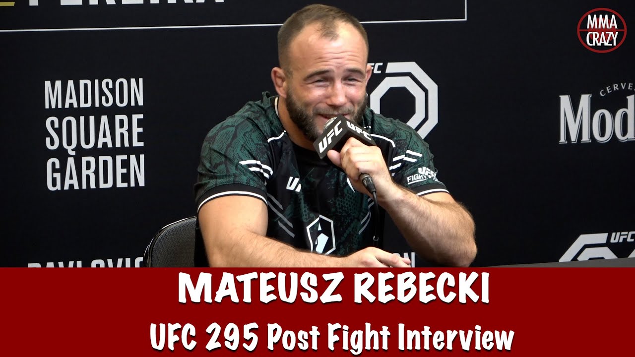Mateusz Rebecki talks quick submission win over Roosevelt Roberts at UFC 295