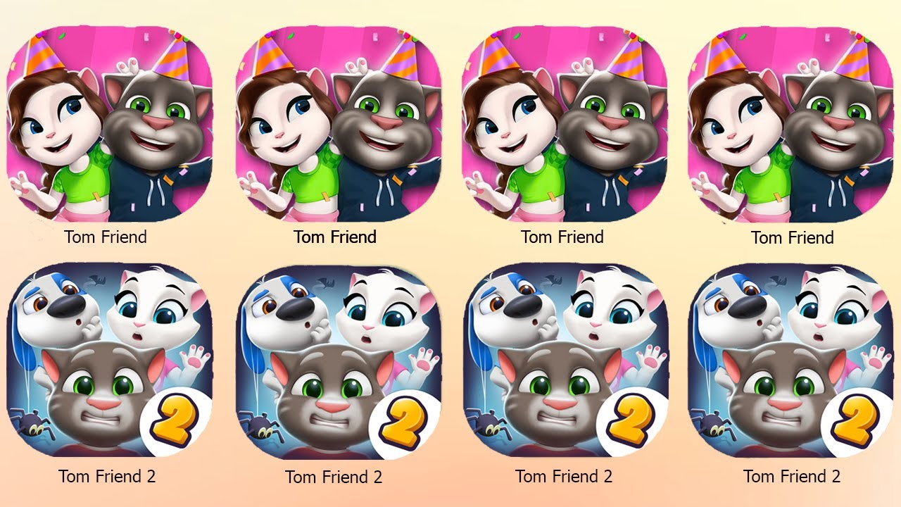 Tom My Friend 1+2 ,Talking Tom Cat 2025...😊😊