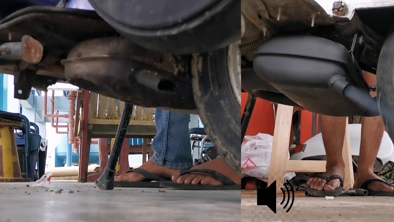Suara knalpot Original Adem VS Polini Bigbox Vespa