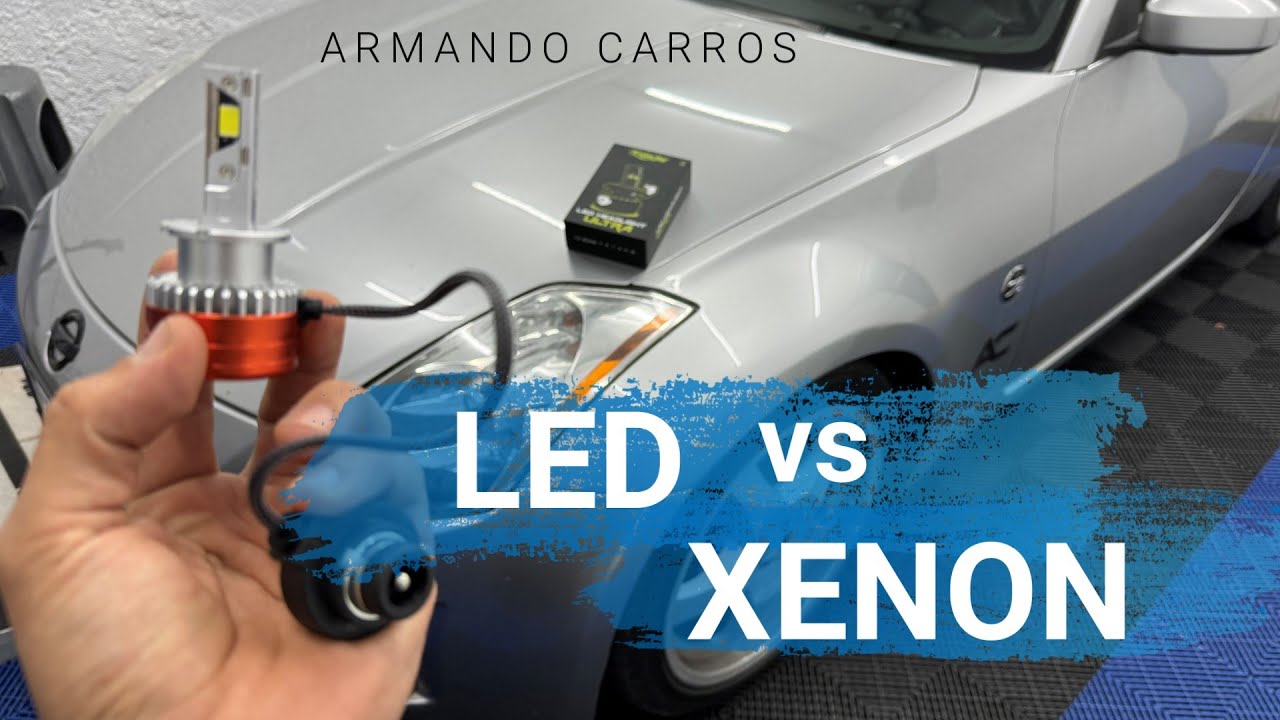 LED remplazando al Xenón Original 350z | Armando Carros
