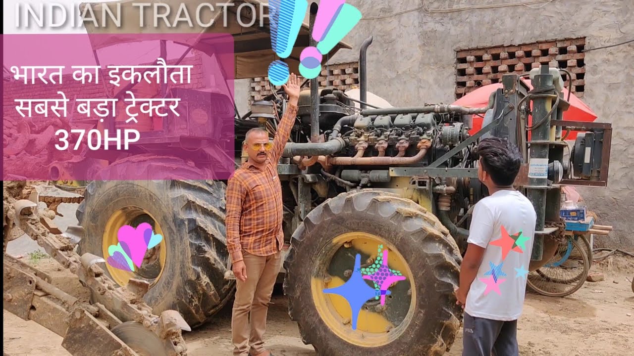 भारत का सबसे बड़ा ट्रेक्टर  370HP // jugad tractor //indian tractor // modify tractor