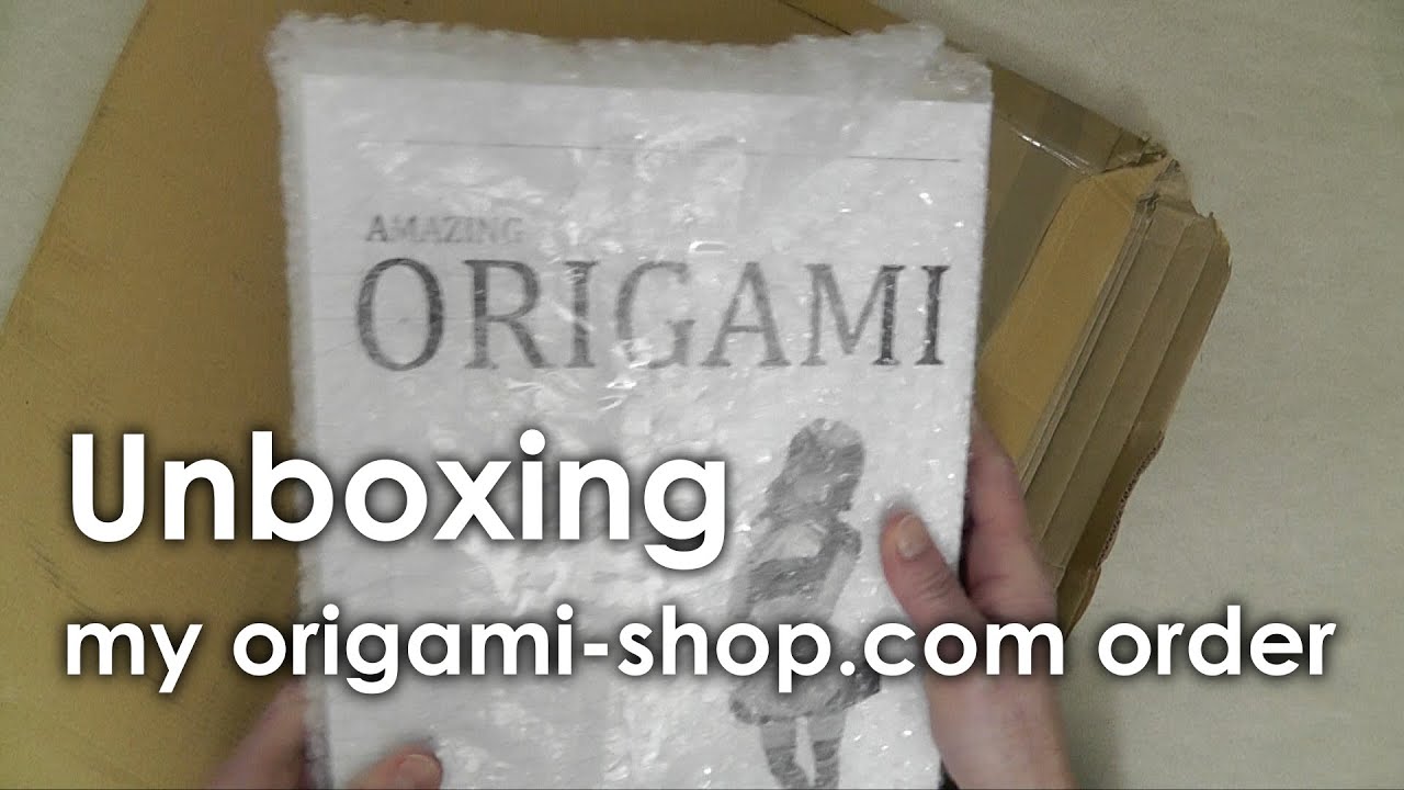 Unboxing my origami-shop.com order! (2020)
