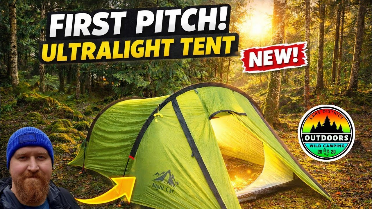 Видео установки сверхлегкой туннельной палатки Night Cat