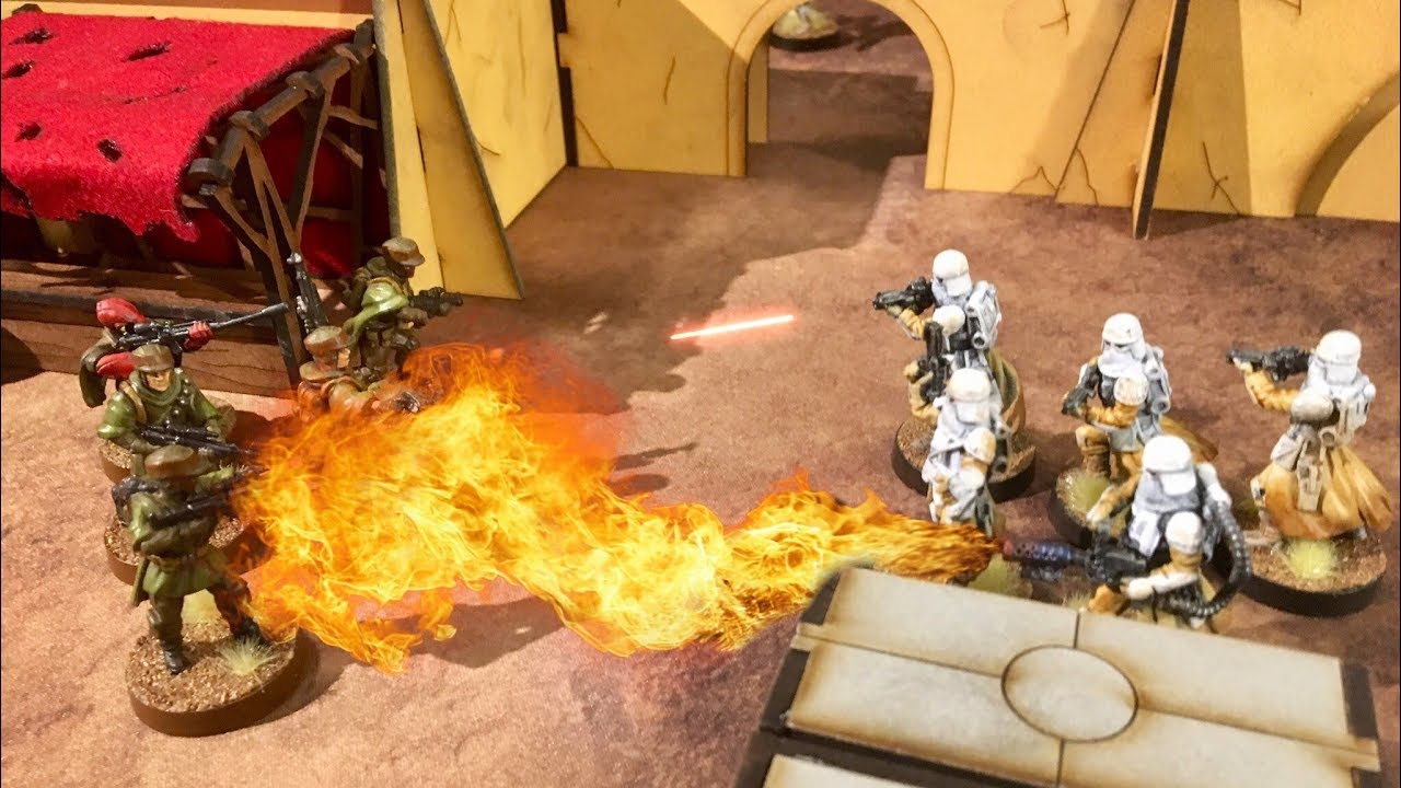 Star Wars Legion Battle Report Ep 8: Vader vs Luke and Sabine