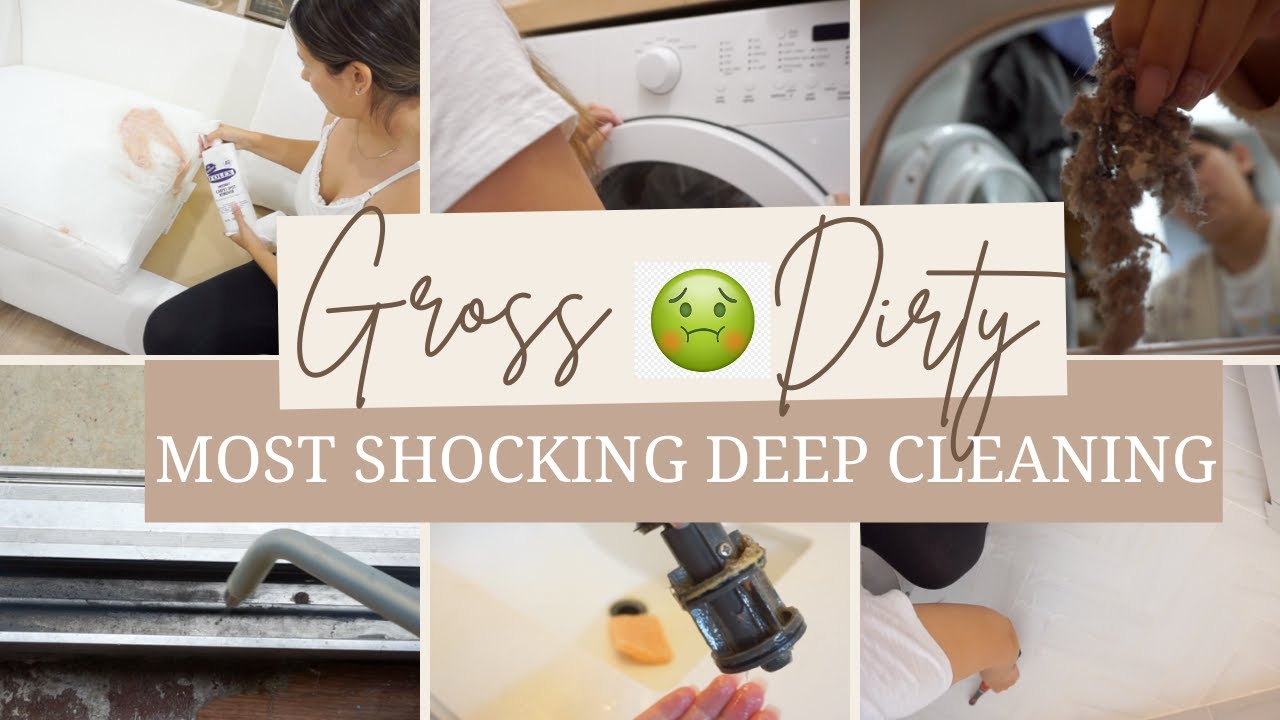 ULTIMATE DEEP CLEAN WITH ME | DIRTY GROSS HOUSE CLEANING | MOST SHOCKING CLEANING MOTIVATION