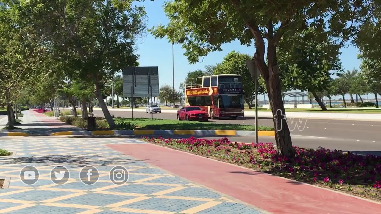 Abu Dhabi Stock Video Footage || EP: 04 | View from Heritage Park | De-stress and relax with #nature