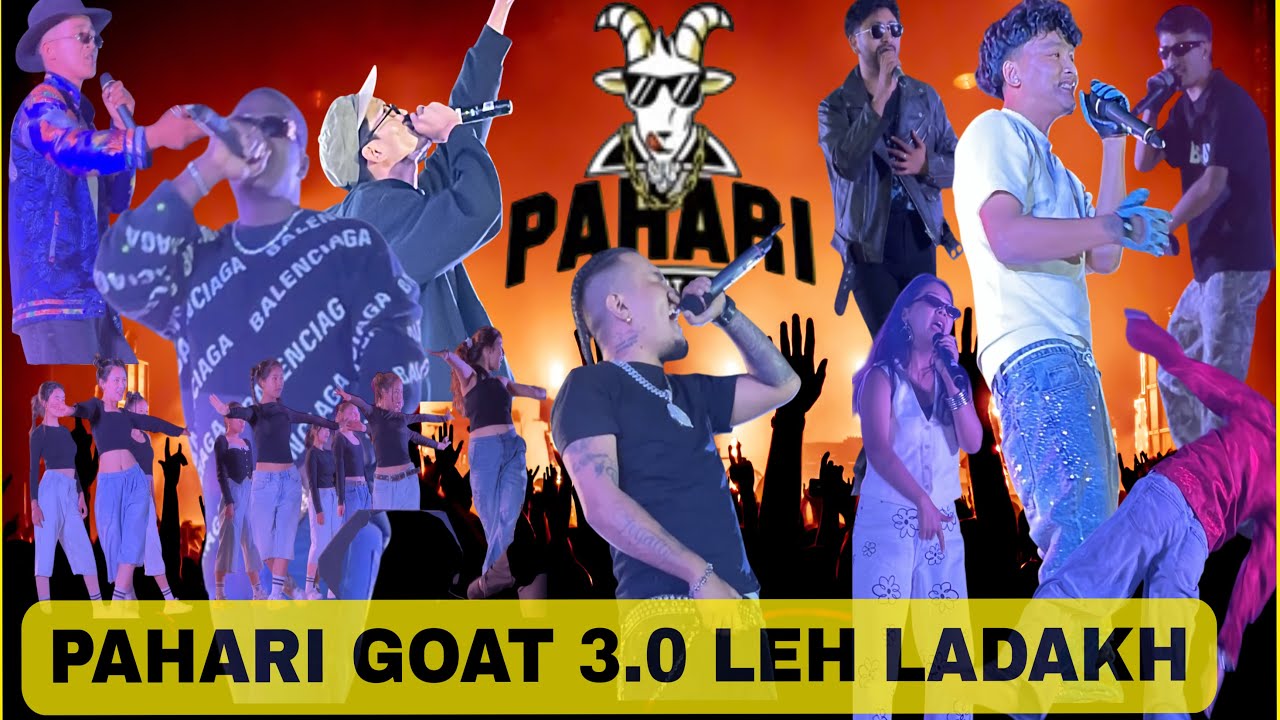 PAHARI GOAT 3.0 🔥 Set Leh on Fire! | Ladakh’s Biggest Hip-Hop Show!# Second  day #13 July 2025