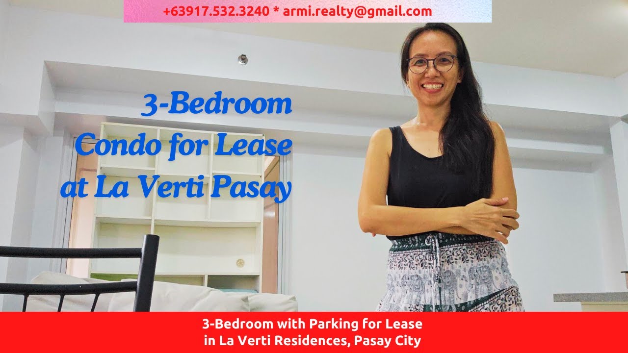 DMCI [N2815] 3-Bedroom Condo for Rent in La Verti Pasay