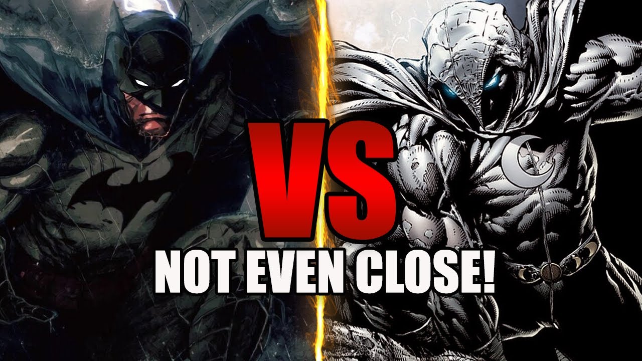 Why Batman VS Moon Knight Isn't Even Close!