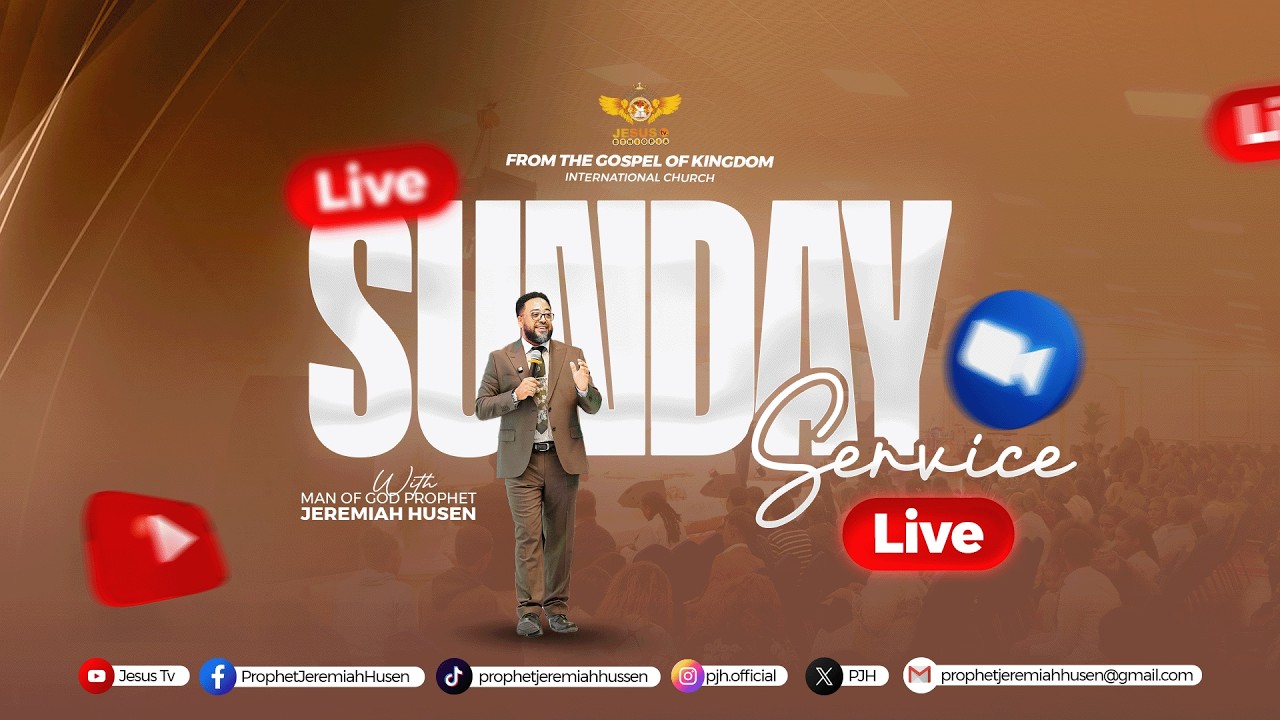 🛑LIVE  SUNDAY SERVICE በዚህ የቀጥታ ስርጭት ይሳተፉ የእግዚአብሔር ሰው ባሉበት ስፍራዎች እንዲፀልዪ በእምነት እና በፀሎት በመሆን መልክቱን ይስሙ!
