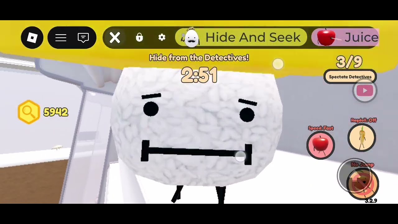 glitch in SS hide n seek