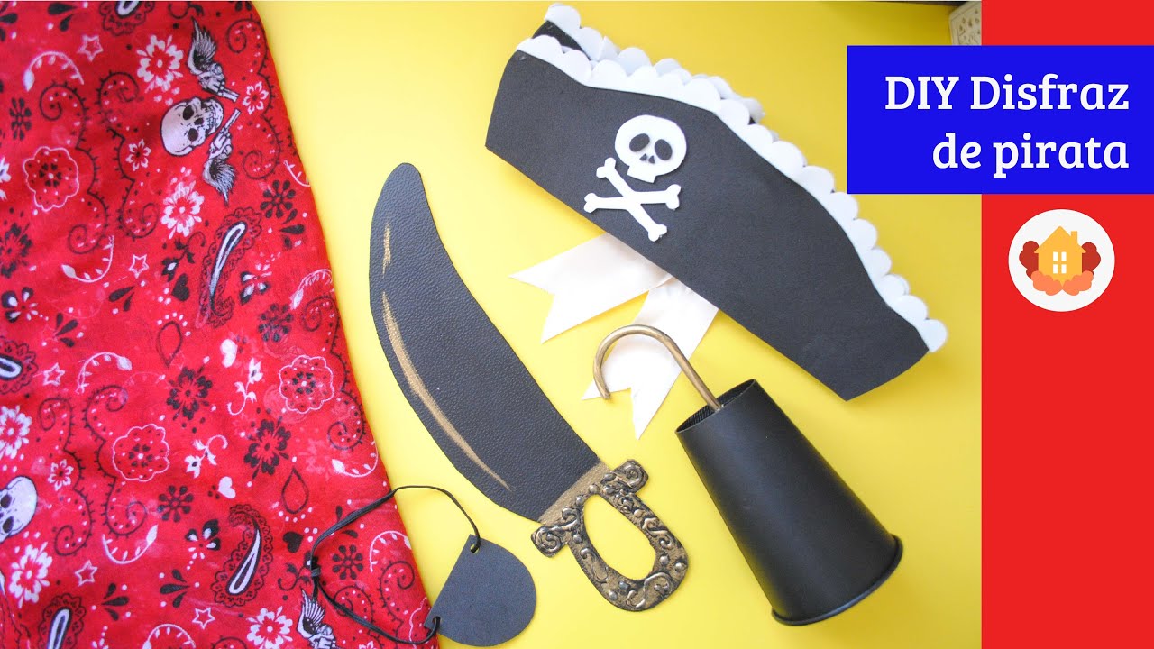 Como hacer disfraz de pirata fácil