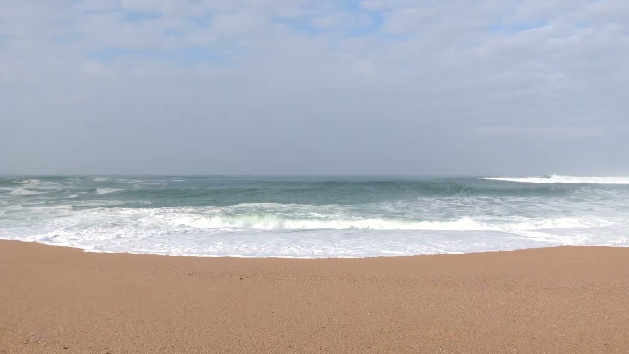 🌊Relaxing Ocean Waves Crashing on Beach |1 Hour Continuous Ocean Ambience (4K UHD)