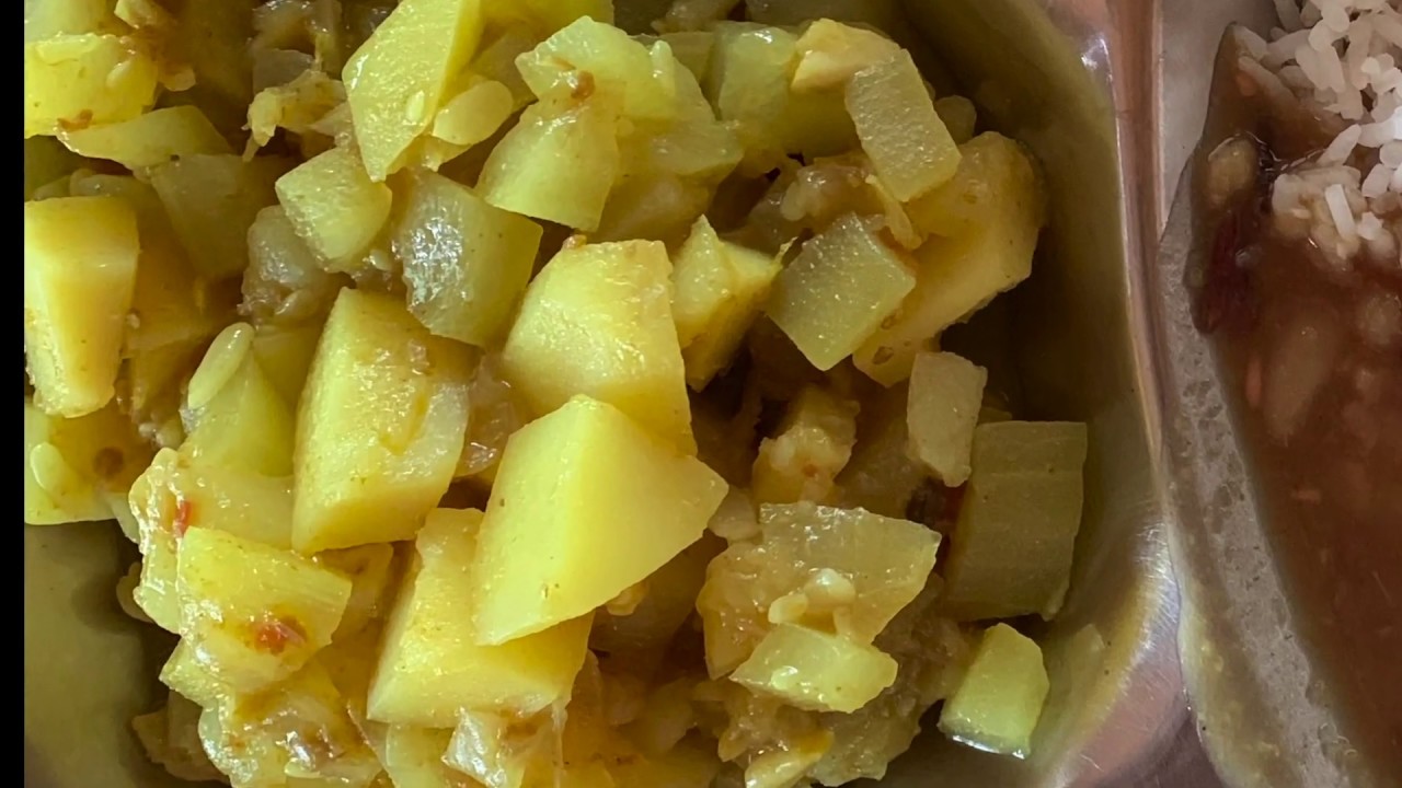 INDIA: Calabaza Botella con Frijol Mungo