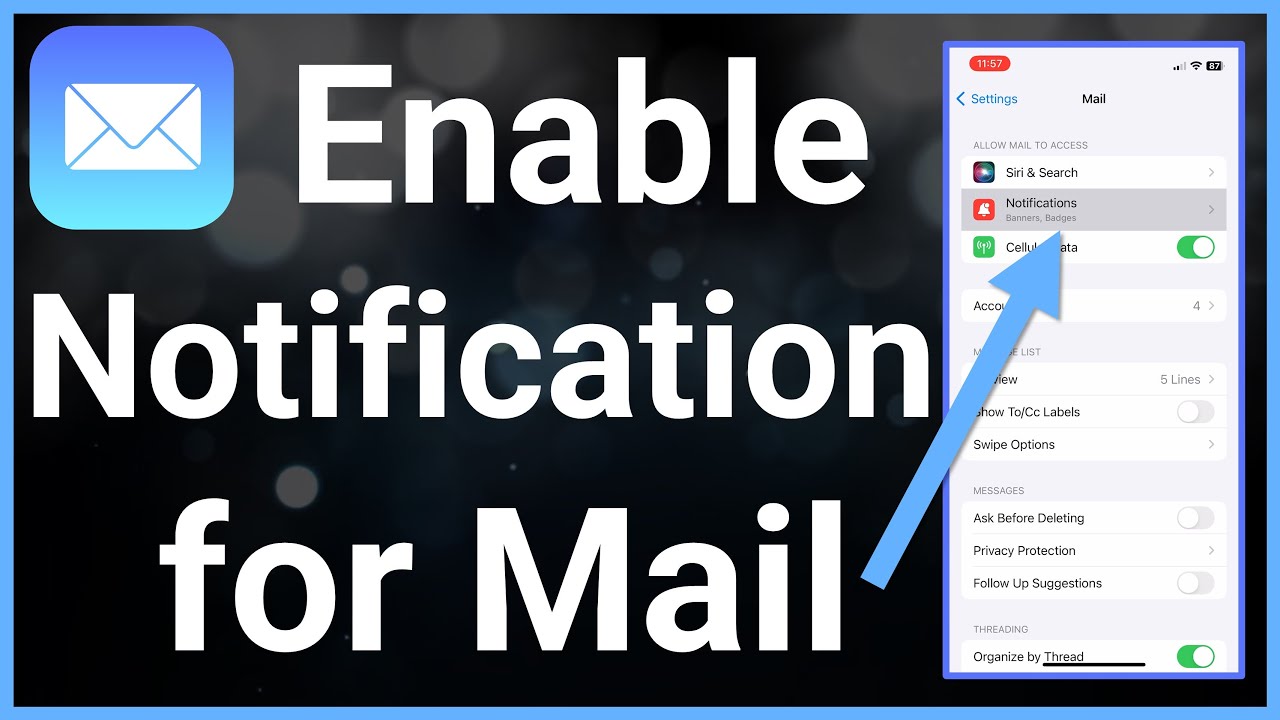 How To Turn On Notifications For Mail