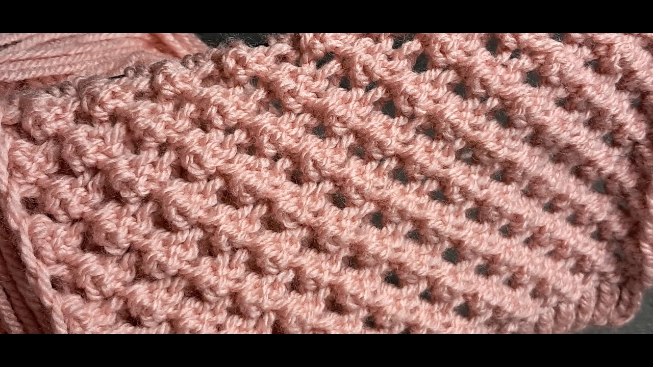 Jak zrobić wzór ścieg jeżyny różyczki krok po kroku How to make a blackberry rosette stitch pattern