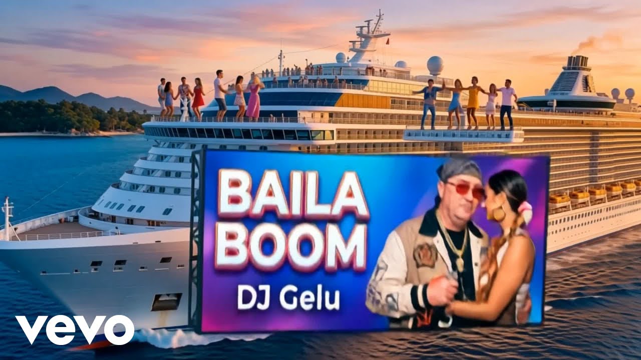 dj Gelu - BAILA BOOM (Official Music Video) (Lyric Video)