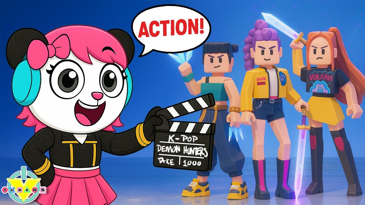 🎤 KPop Demon Hunters Roblox Roleplay! 🎬 I made a MOVIE!