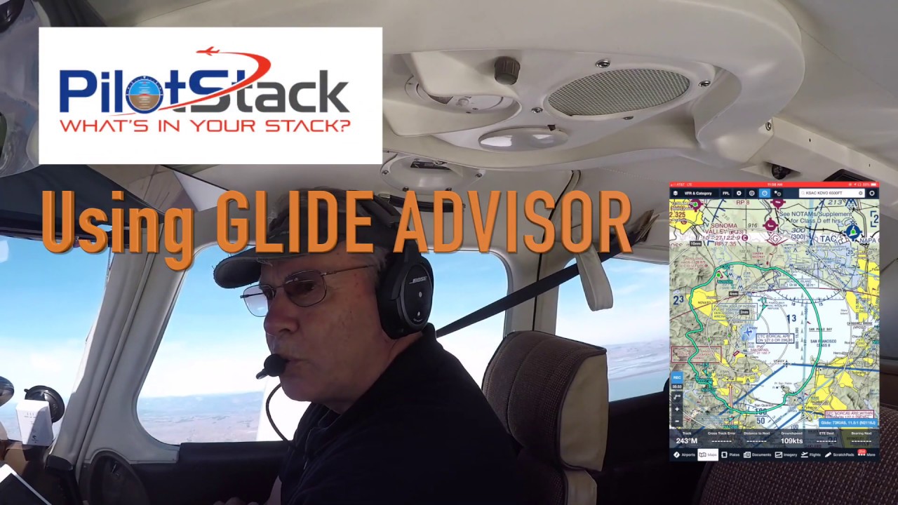 Using ForeFlight's Glide Advisor