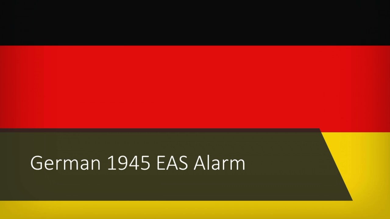 German 1945 EAS Alarm