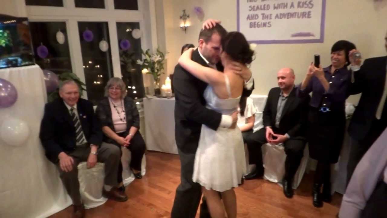 First Wedding Dance: I Can Be Your Hero: At Home, With 76 Friends & Family; Magda & Kevin Married!