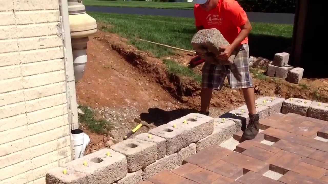 Stacking Keystone Country Manor Retaining Wall Block... Ryan's Landscaping