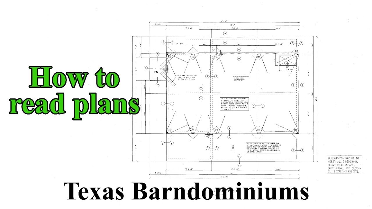 How to read engineered concrete plans - Barndominium University E1