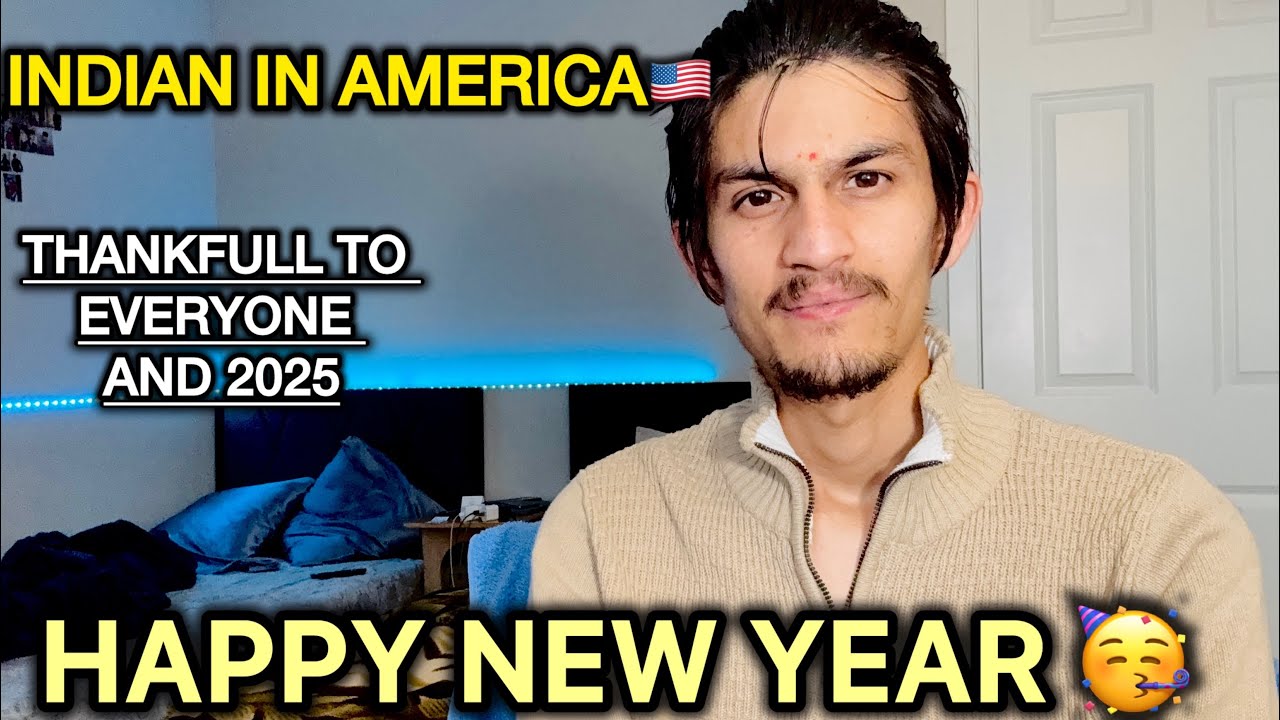 Another Year Away From Home | Happy New Year to everyone| Indian in America 🇺🇸. #vlog #indianvlogger