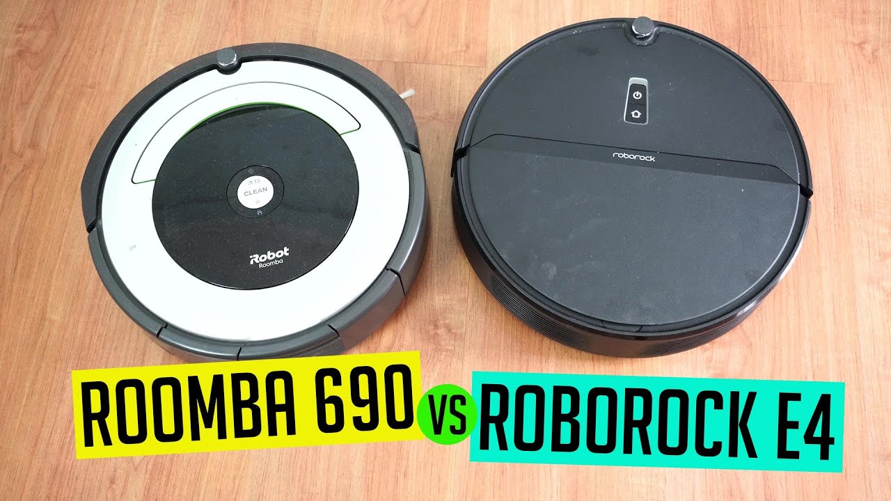 Roomba 690 vs. Roborock E4 Comparison [Which Budget Robot Vacuum is Better?]
