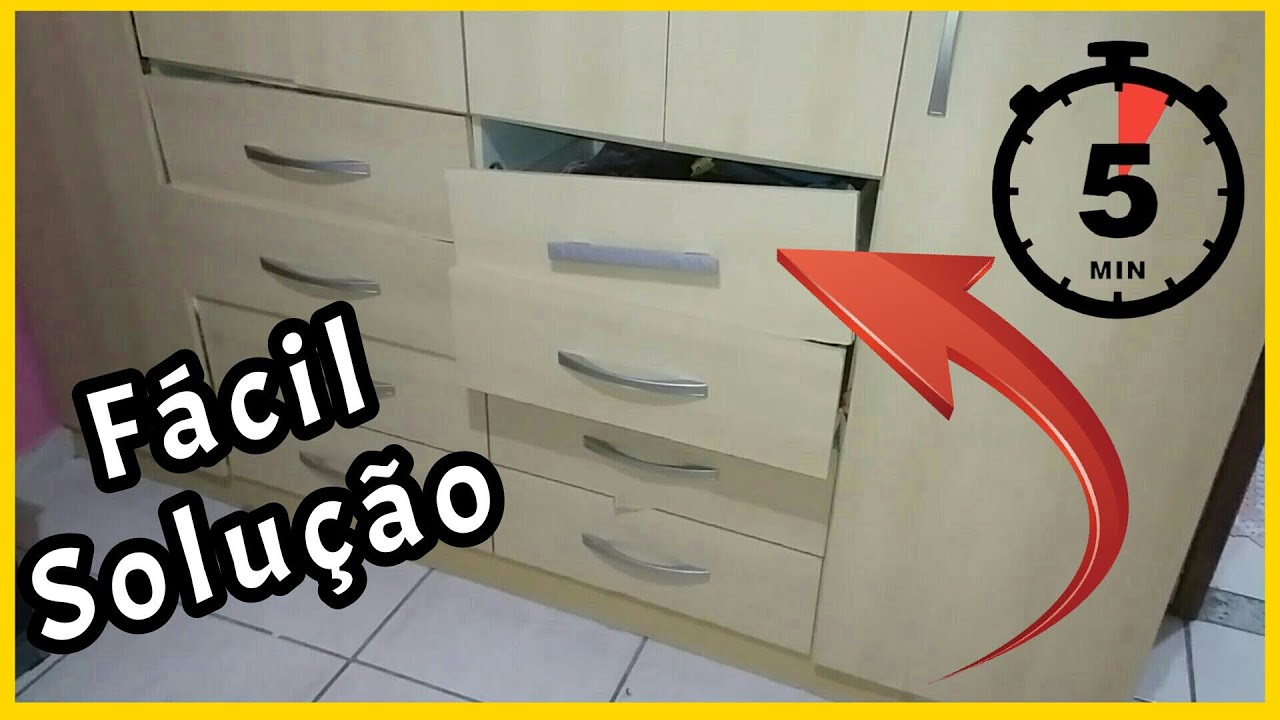 GAVETAS Caindo, COMO Consertar de um jeito F&aacute;cil !