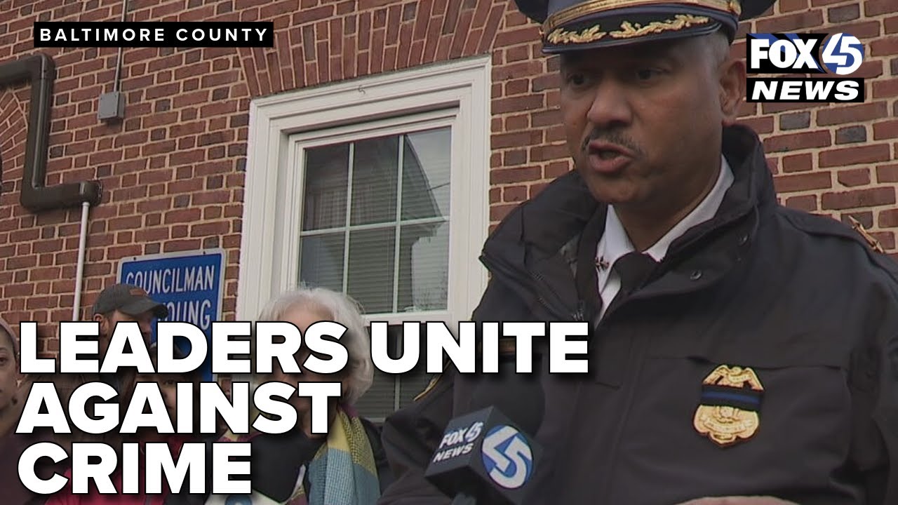 Baltimore County leaders unite against crime after string of Catonsville burglaries
