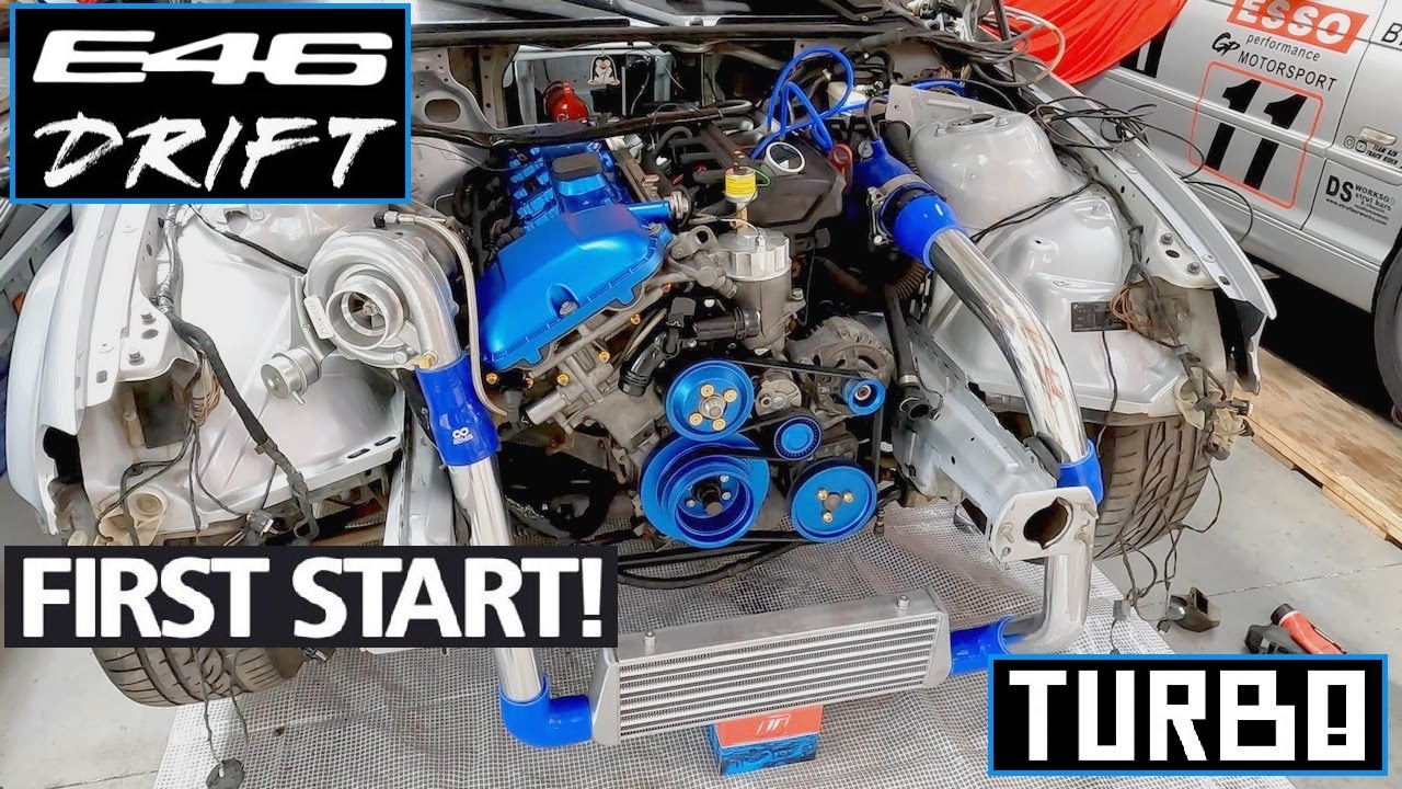 FIRST START E46 TURBO DRIFT  3.0