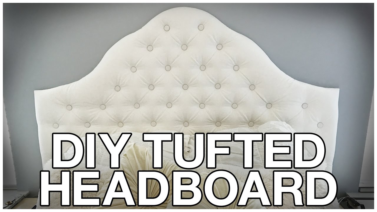 DIY TUFTED HEADBOARD