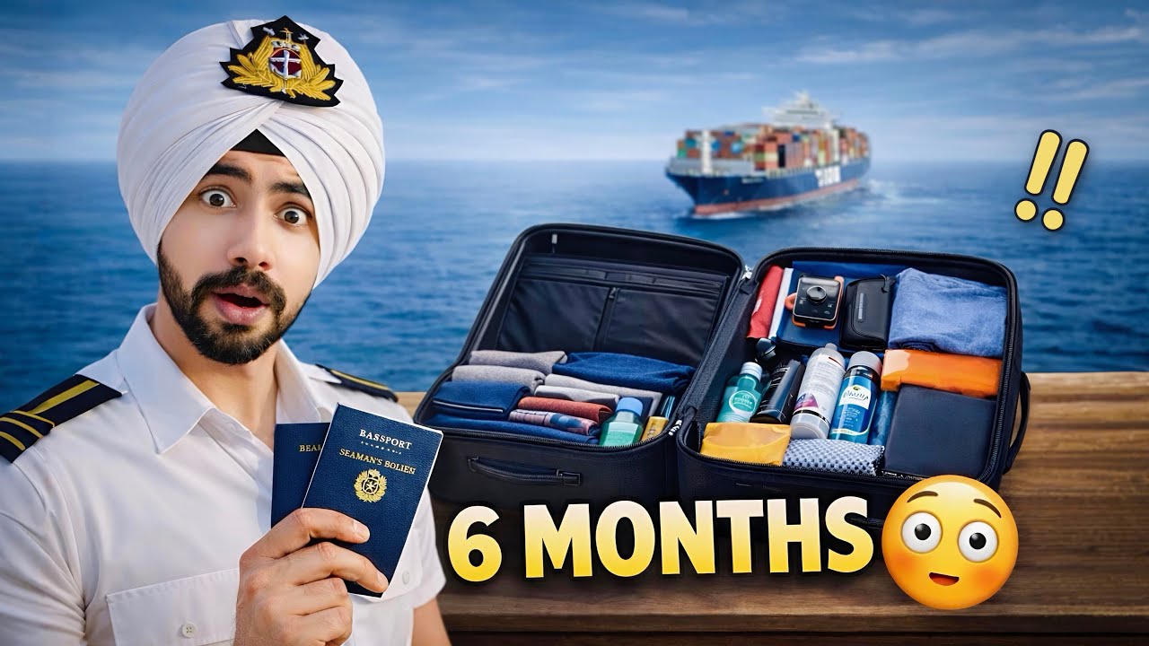 What I Pack for 6 Months on a Ship 🚢 | Merchant Navy